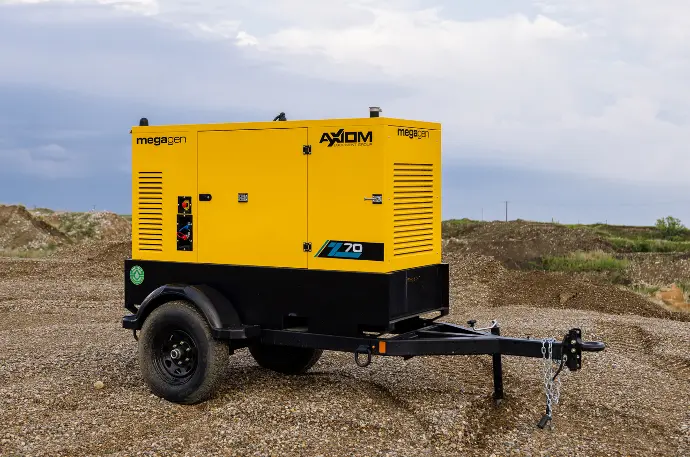 Megagen Z70 56kW (70 kVA) towable diesel generator